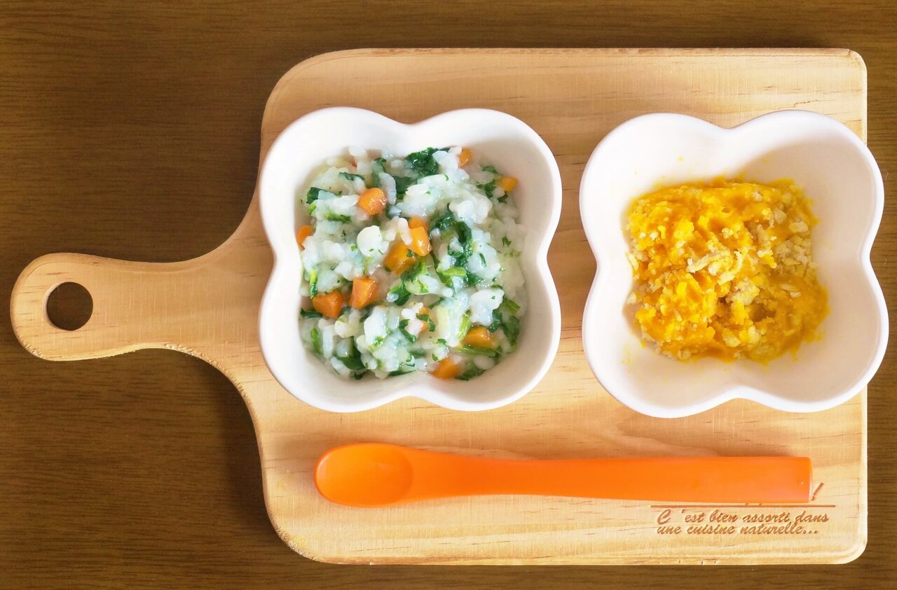 炊飯器で簡単！離乳食レシピ3品