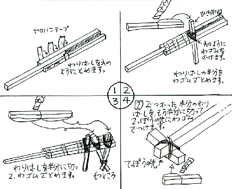 イラスト ゴム跳び・ゴム段のルールと遊び方ミックスじゅーちゅ 子どもの遊びポータルサイト