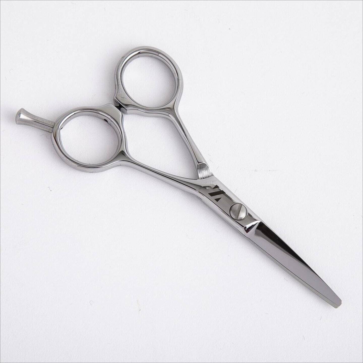 5.5インチ 美容師の手形ハンドル、ハンドル、ハイノットハンドル、理髪はさみ、フラットはさみ、前髪