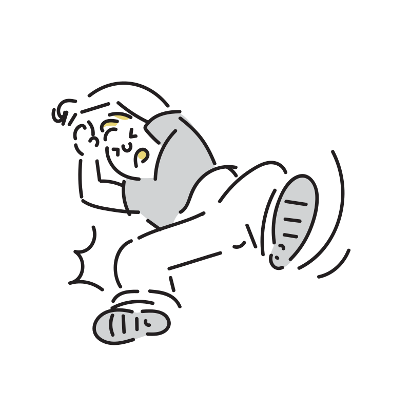 手に怪我をして絆創膏をしているイラストイラスト無料・かわいいテンプレート