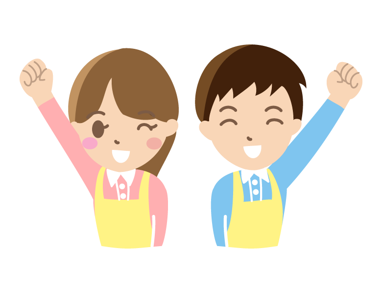 お年寄りを清拭する介護士のイラストイラスト無料・かわいいテンプレート