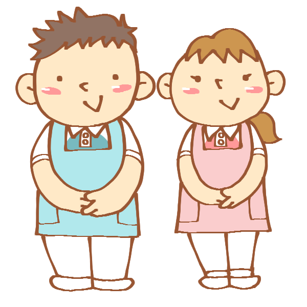 介護士とおばあさんのイラスト無料のフリー素材 イラストエイト