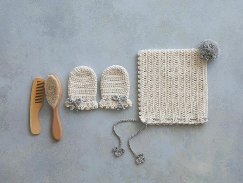 簡単！ベビー用ケープ、ポンチョの編み方① かぎ針編み はれなつ