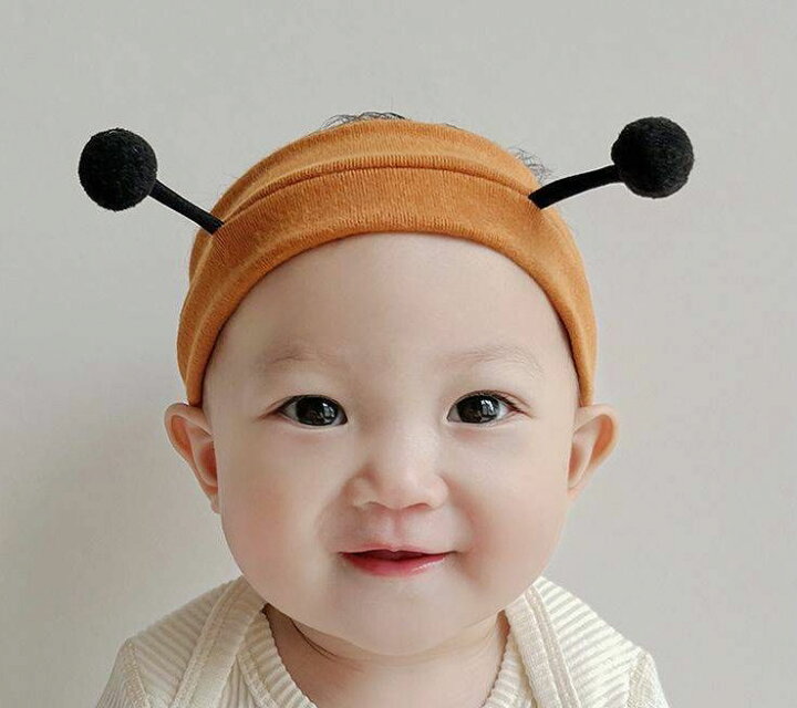 送料無料 ヘアバンド ヘッドバンド ベビー 赤ちゃん 子供用 男の子 女の子 触角 角 ツノ ハチ 蜂 かわいい おしゃれ キュート ターバンヘアアクセサリー 頭飾り 贈り物 プレゼント 出産祝い 記念撮影 ユニークPlus Nao