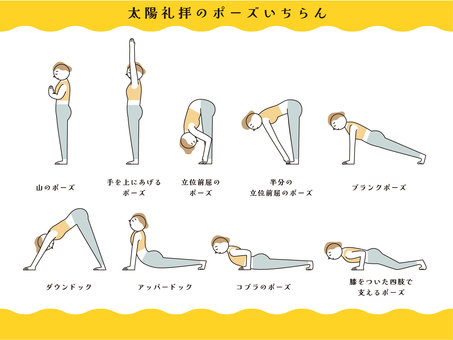 ヨガポーズ イラストセット15ポーズ のイラスト素材30742653- PIXTA