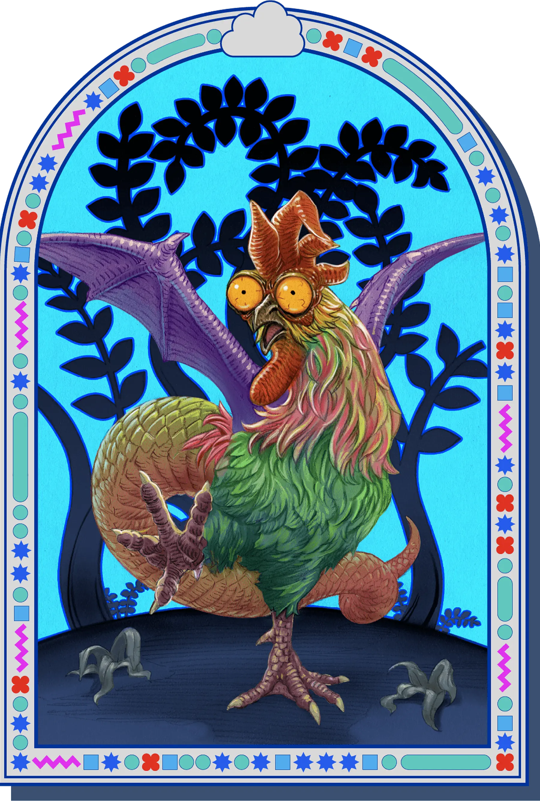 目がバキバキの馴れ馴れしいやつがきたよー - LINE スタンプLINE STORE