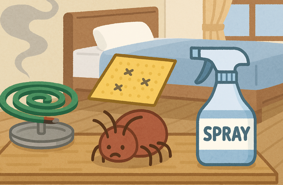 蚊取り線香でダニは死にますか?ダニへの効果と退治方法を紹介ダニSOS