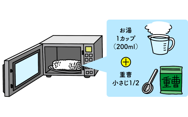 汚れや臭いを撃退！電子レンジの簡単掃除方法