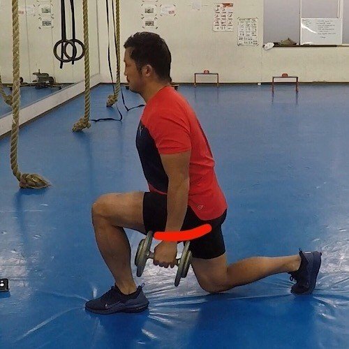 2分で分かるダンベルバックランジのやり方 筋トレ初心者向け- Getfit Your