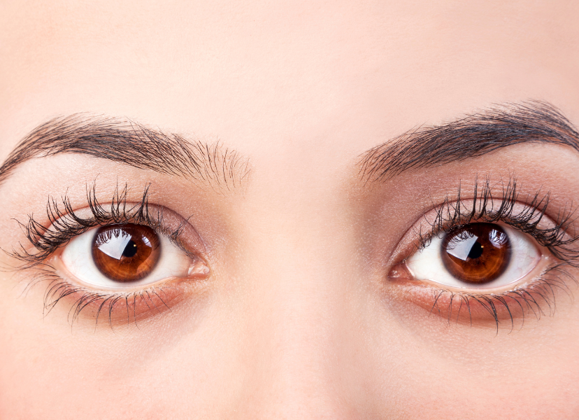 人間の目の色の範囲のベクトルセット。ブラウン、ヘーゼル、アンバー、ブルー、グリーン、グレーの目の色。白い背景に分離された主な目と最も一般的な目の色のイラスト。のイラスト素材・ベクターImage 224037924