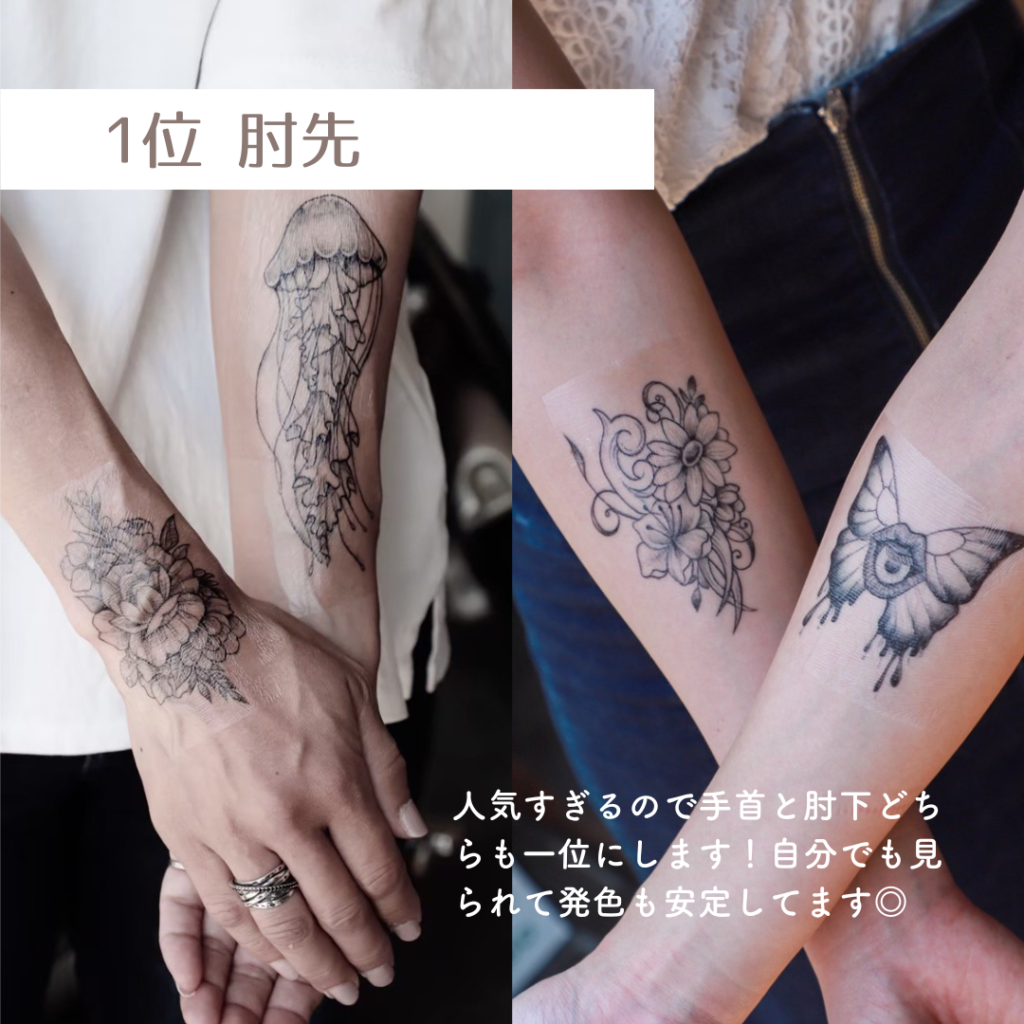 人気の部位ランキング 10選 目立ちたい方にもご自身だけで楽しむ方にもおすすめ！ -Tamayura total body art