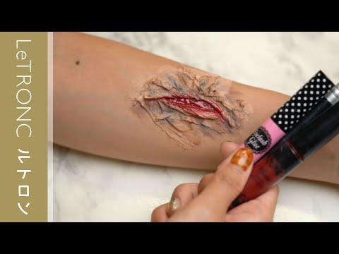 ハロウィン 傷メイク 手06 針金 再クラフト＆DIY