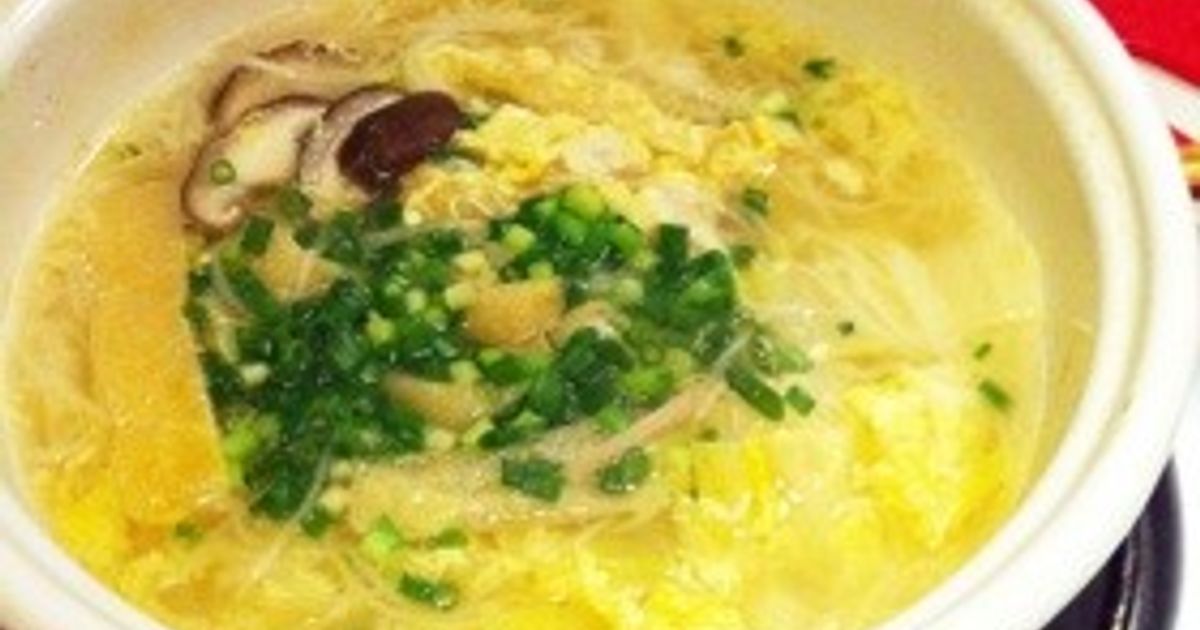 風邪の時のご飯に「かき玉梅生姜そうめん」を作ってみました レシピ本：藤井恵のちょっと具合のわるいときの食事より– オニマガ –名古屋散歩とシンプルライフのブログ