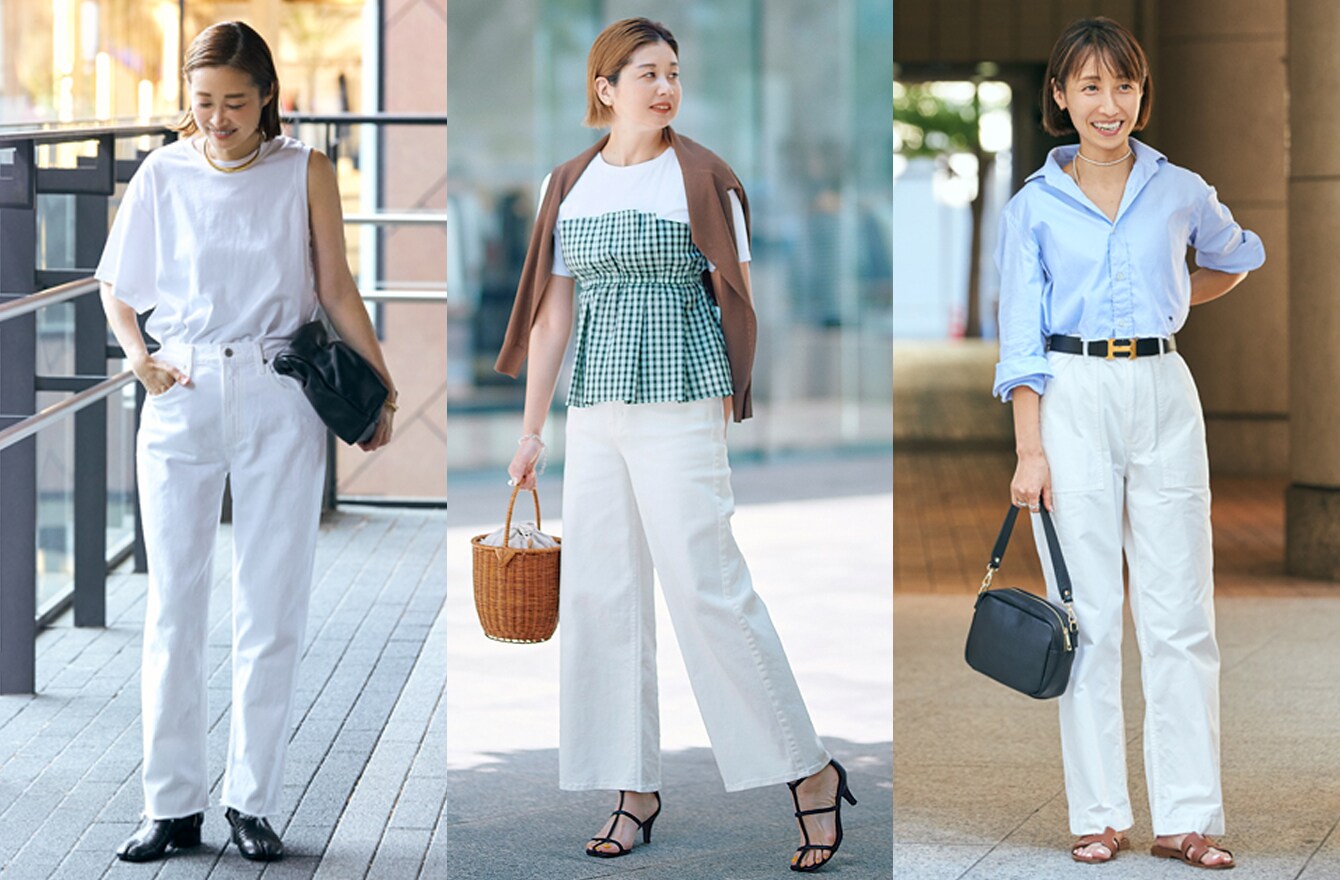 太って見えがち「白ワイドパンツ」はこう着ればすっきり見える♡おしゃれさんのお手本夏コーデ michillbyGMO ｄメニューニュース NTTドコモ