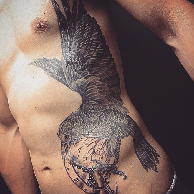 Work pic.脇腹に夜叉。 施術時間は2時間。 お疲れ&ありがとうございました！刺青入墨紋身tattoojapanesetattooタトゥー刺青師宮崎彫師高鍋町初代彫竜心dragonhearttattoostudiomiyazakitattoos入墨刺青タトゥースタジオタトゥー