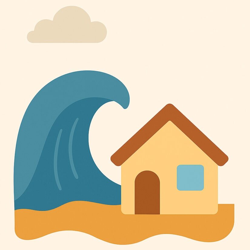 火災保険だけでは不十分?地震や地震が原因の火災や津波による損害の補償は、地震保険の補償内容です