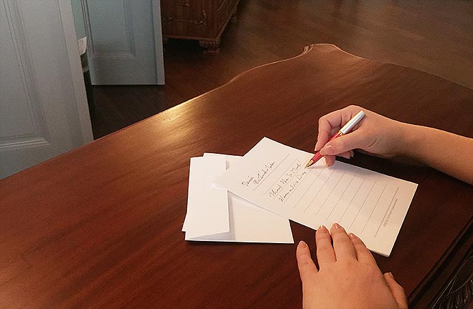 コロナお見舞いはがきでメッセージ,文例も 50枚 PP20201パピレッタ・お名前入りオーダーメイドレターセット