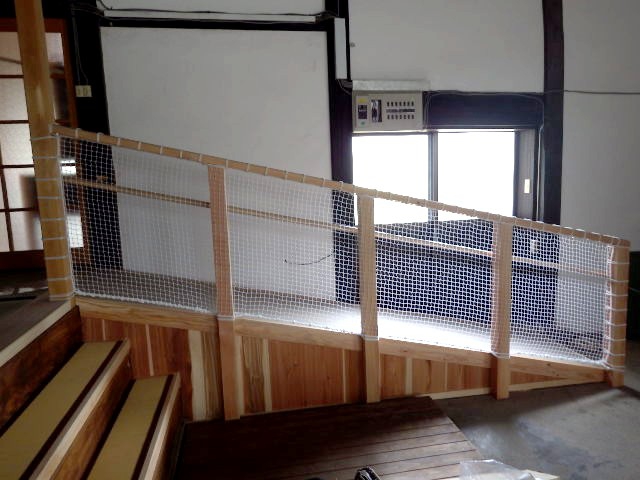 階段用 安全ネット 階段ネット 手すり用 転落防止ネット 網 子供 転落防止 落下