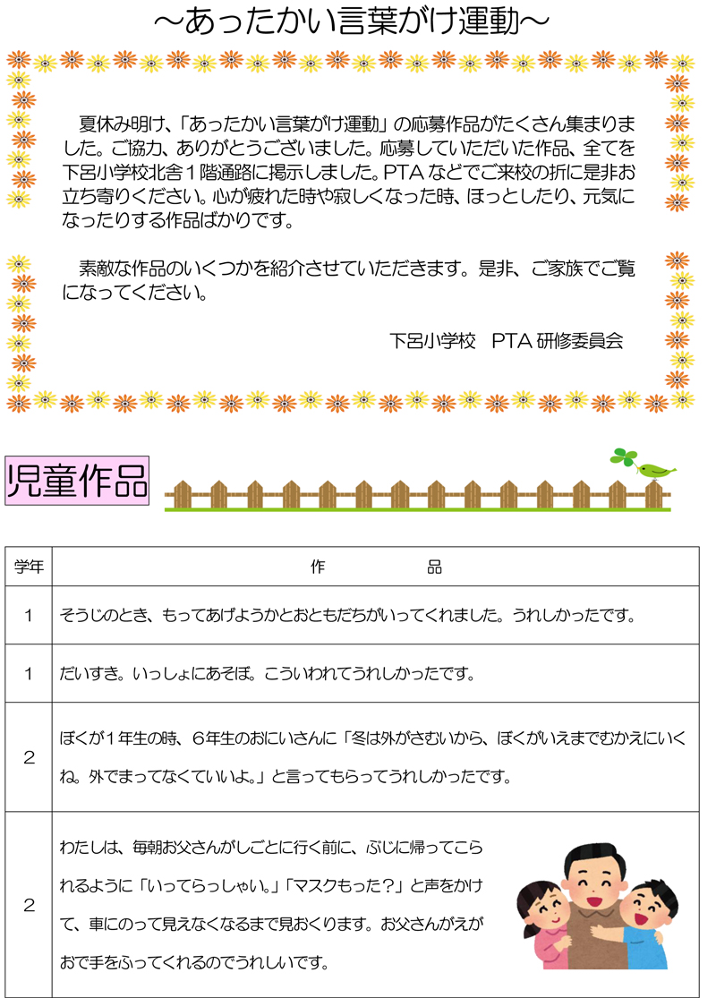 ふわふわ言葉ちくちく言葉です。1年生の教室に掲示してありました。ふわふわ言葉いっぱいの温かい学校になるといいですね😃福江中学校温かい学校 ほっこり温かいクラスふわふわ言葉とちくちく言葉fukuchugram