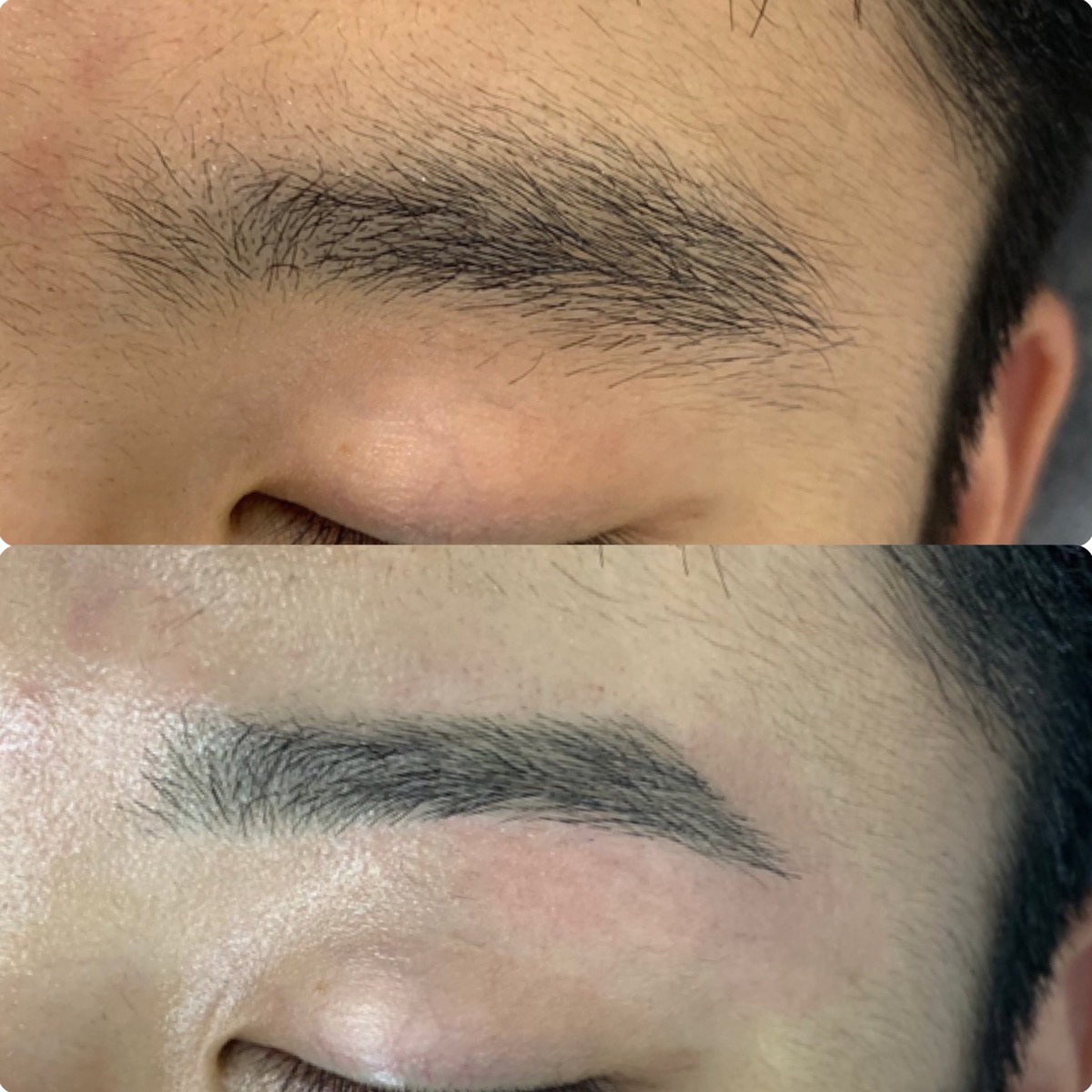 男性の身だしなみ 男性のアートメイクのお仕上がり メンズ眉御茶ノ水の美容皮膚科お茶の水美容形成クリニック