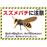 ハチに注意の看板のイラスト素材101954931- PIXTA