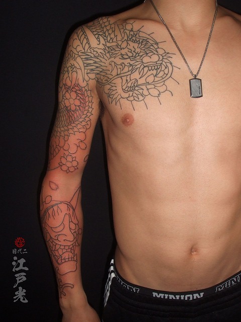 刺青図柄の意味 般若面磨斧作針 龍元洞雑記帳