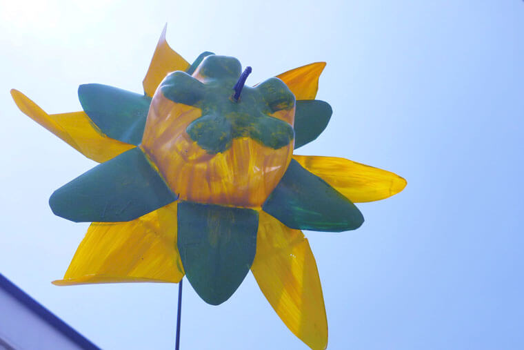 ペットボトル風車 縦軸型 垂直軸型 2連