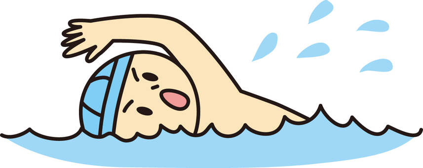 クロール 水泳のイラスト素材 - PIXTA