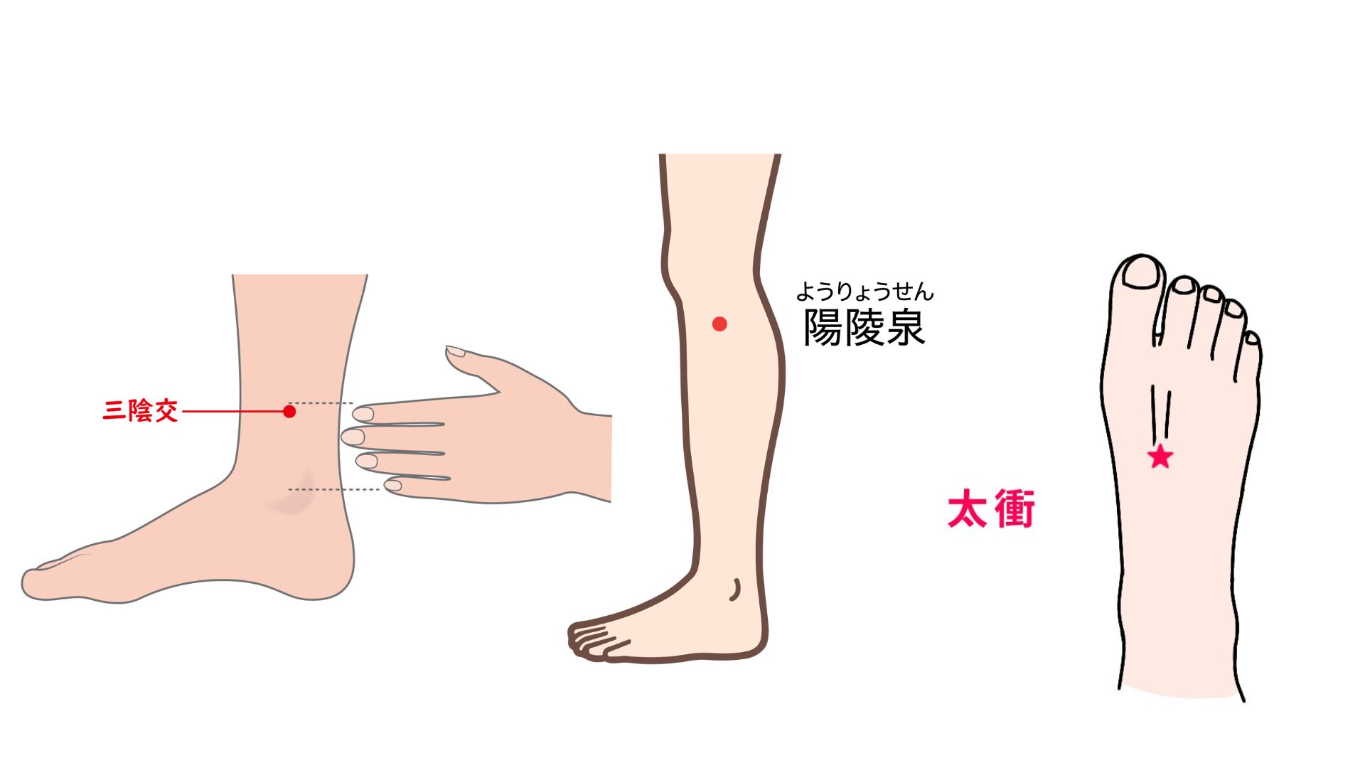 むくみに効くツボ 日本橋-三越前はり灸整骨院