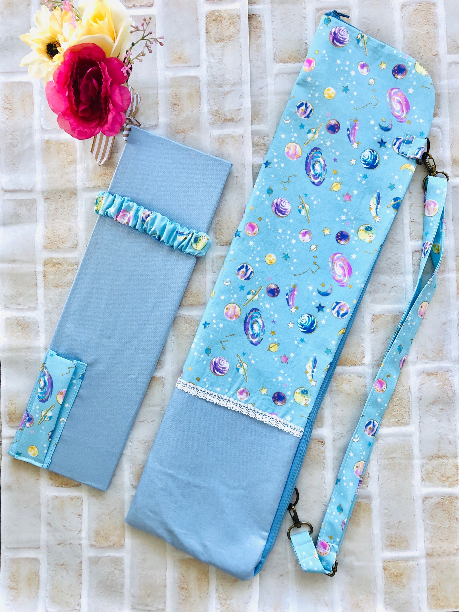 新体操リボンケース リバティ柄 サンプル