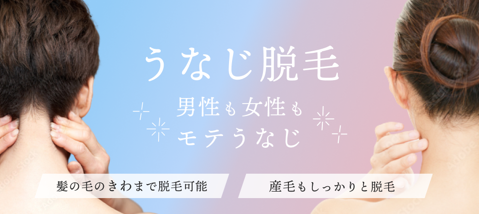 うなじの生え際を整える髪の毛部分の医療脱毛の痛み・回数・料金を解説 - 医療脱毛専門美容皮膚科レナトゥスクリニック
