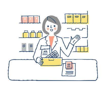 薬剤師 イラスト素材7021766無料 - フォトライブラリ