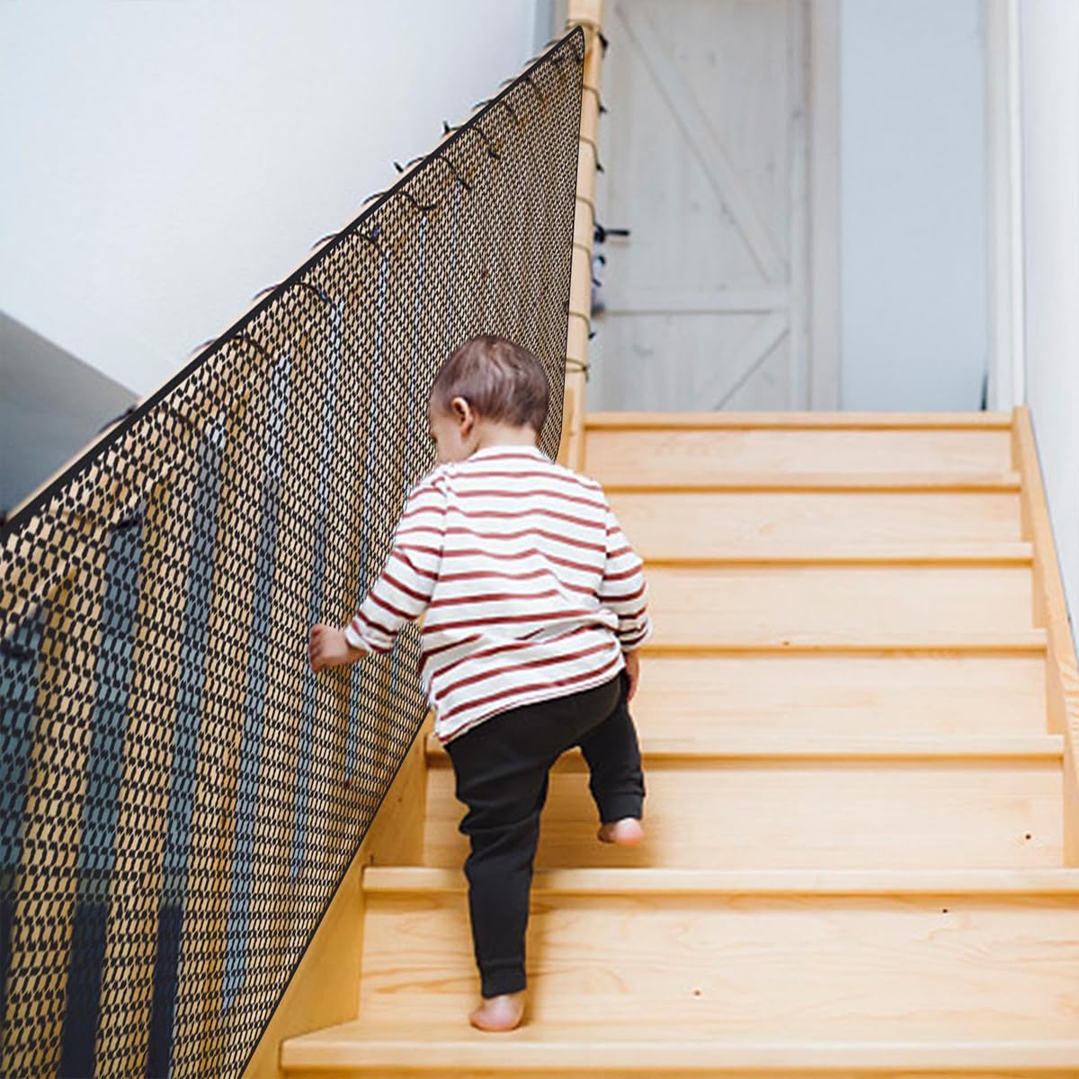 階段用 安全ネット 階段ネット 手すり用 転落防止ネット 網 子供 転落防止 落下