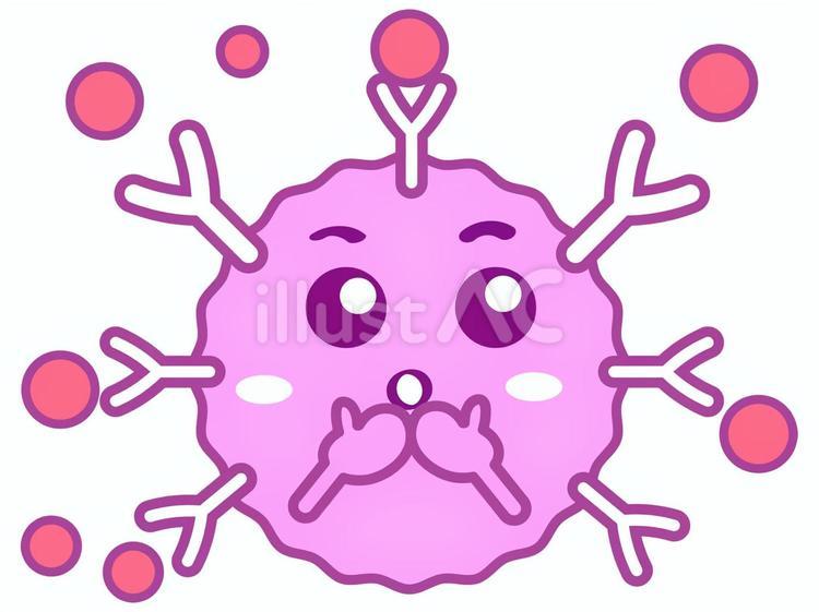 ゼータ電位と抗体感作のフリーイラスト – かわいい臨床検査臨床検査のフリーイラスト素材集