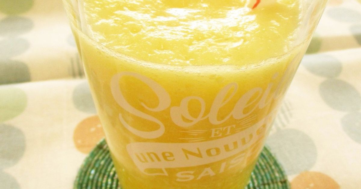 咳・喉の痛みに♡塩パイナップルジュース♡