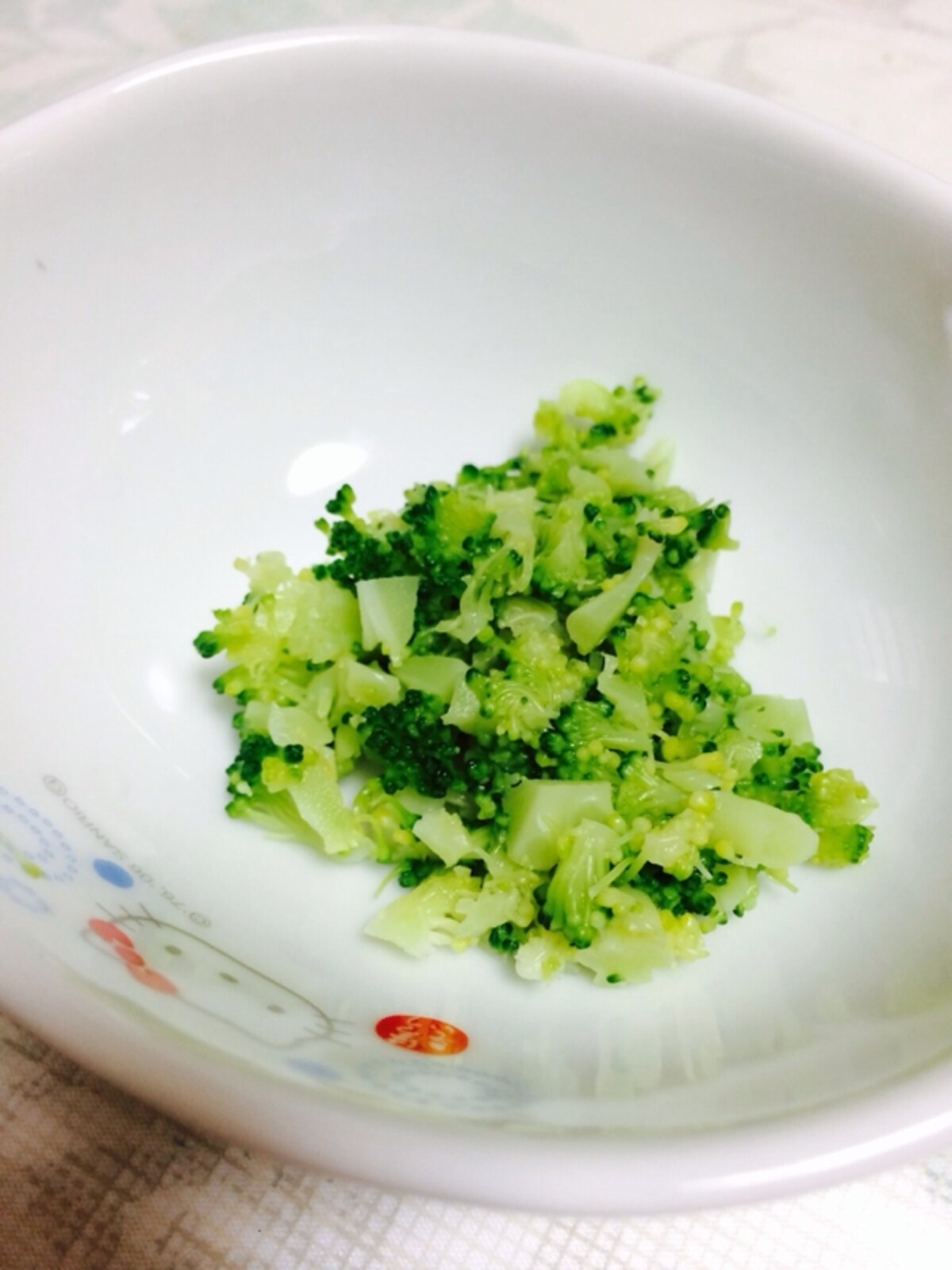 離乳食完了期〜ブロッコリーと卵のチャーハン