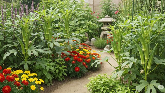 オクラのコンパニオンプランツ栽培日記オクラと相性の良い野菜一覧カジトラ