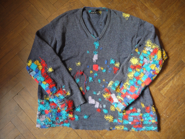 衣替え前に ニットの穴あき修理せんちゅうパル