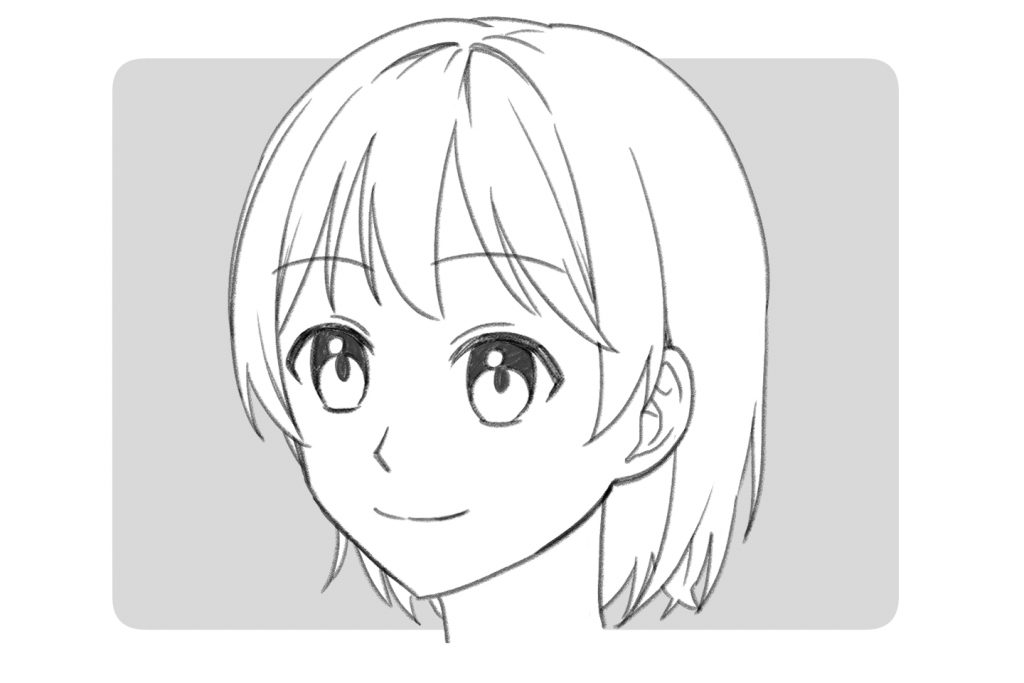 初心者さん向け 絵師さんがキャラクターの顔を描くときにやっている、あの十字線 アタリ線 はなんですか？Torocchi OfficialWebsite