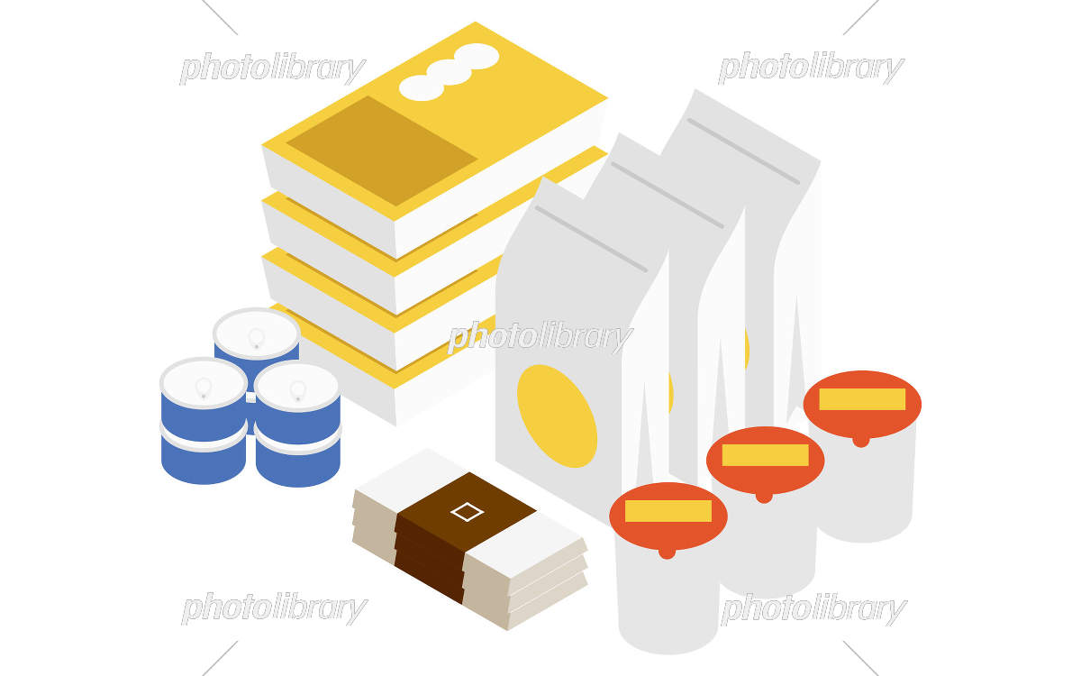 備蓄食品のイラスト素材 - PIXTA