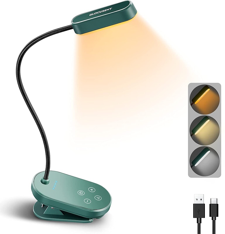 楽天市場 ＼楽天ランキング1位！ ブックライト 読書ライト 読書灯 クリップライト ベッド 目に優しい LED 5段階調光 3種の色温度 ポータブルクリップ 明るさ調整 角度調整 Glocusent 持ち運び 車 LEDリーディングライト 寝かしつけ 照明 小型デスクライト BB 228-K163