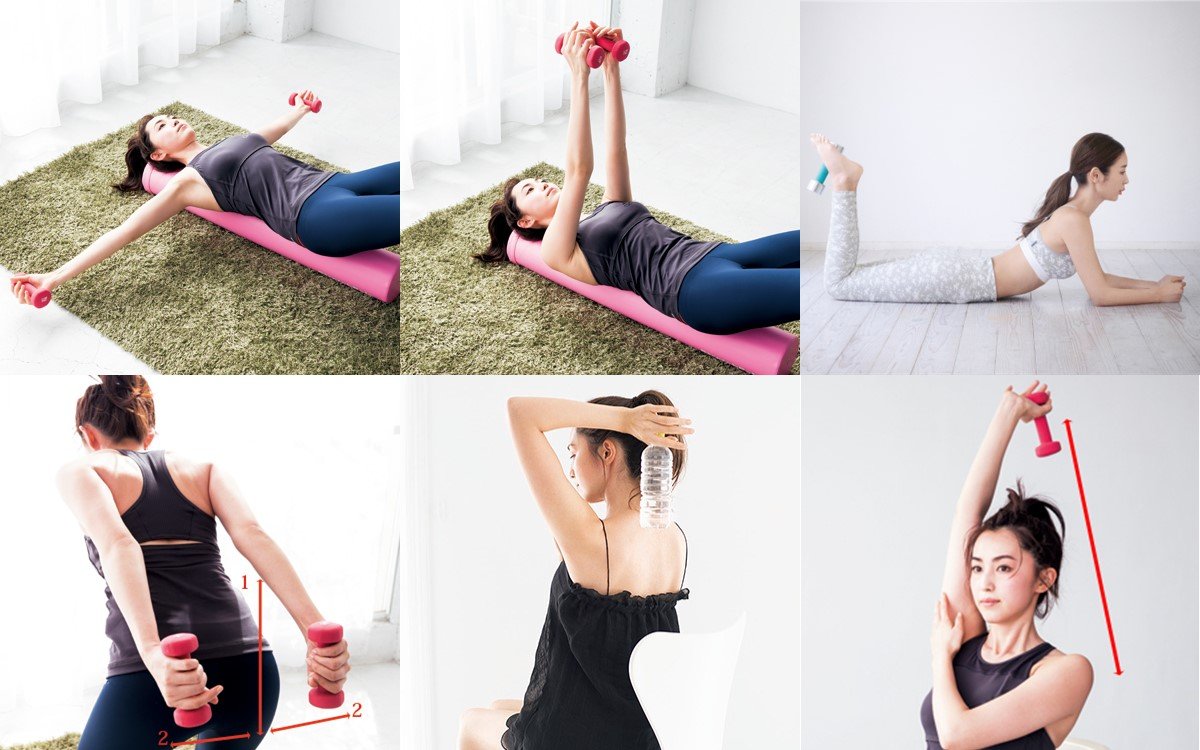 ダンベルを使用した上半身の時短筋トレメニュー：太い腕と強度ある肩を手に入れようメンズヘルス