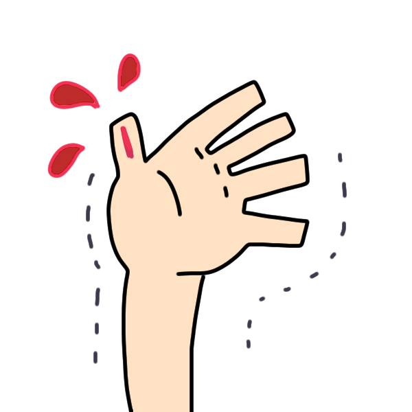 怪我イラストレイン🚂 - イラスト無料素材