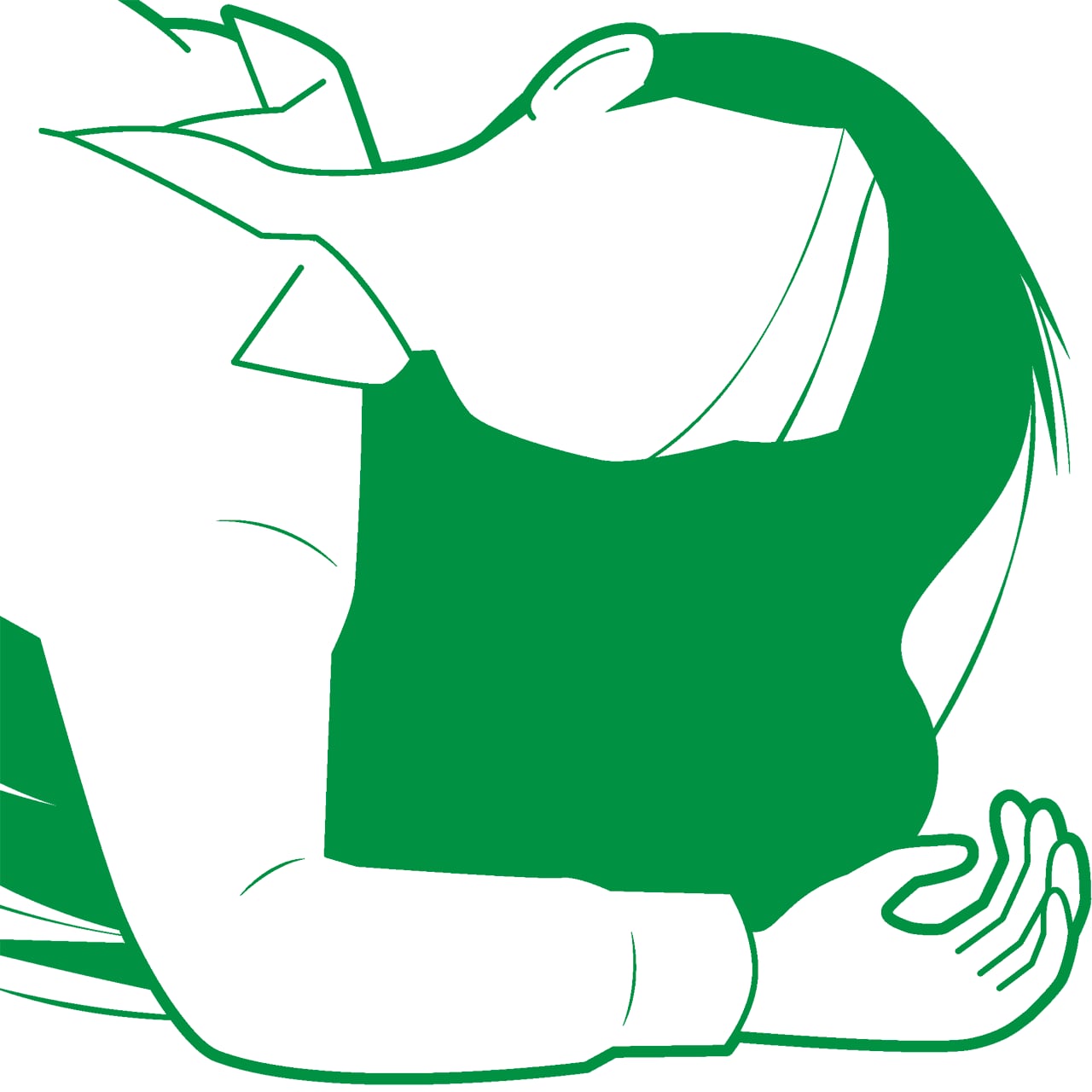 横に倒れるイラスト無料イラスト・フリー素材なら「イラストAC」