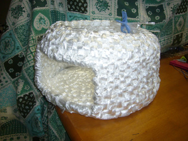 🔰毛糸８玉で作る猫ちゃん用ベッド