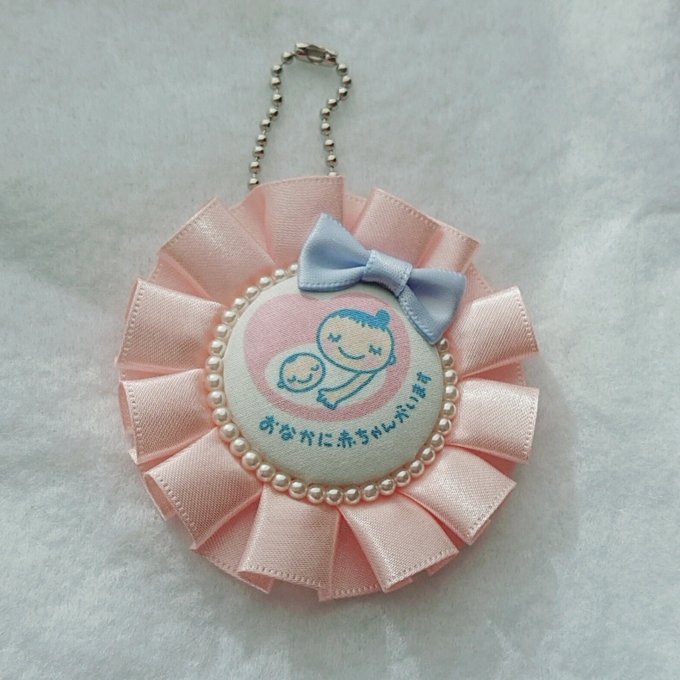おリボンマタニティロゼット♡マタニティマーク