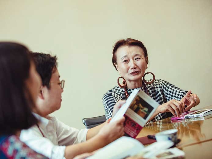 田中久美子様 50代、セミナー講師miyacolor