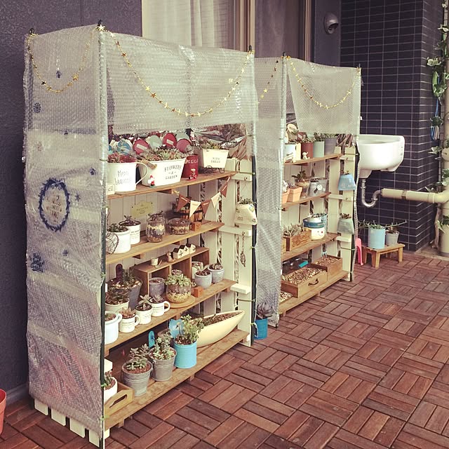 庭やベランダで作る簡易な育苗ハウス・ビニール温室やまむファーム