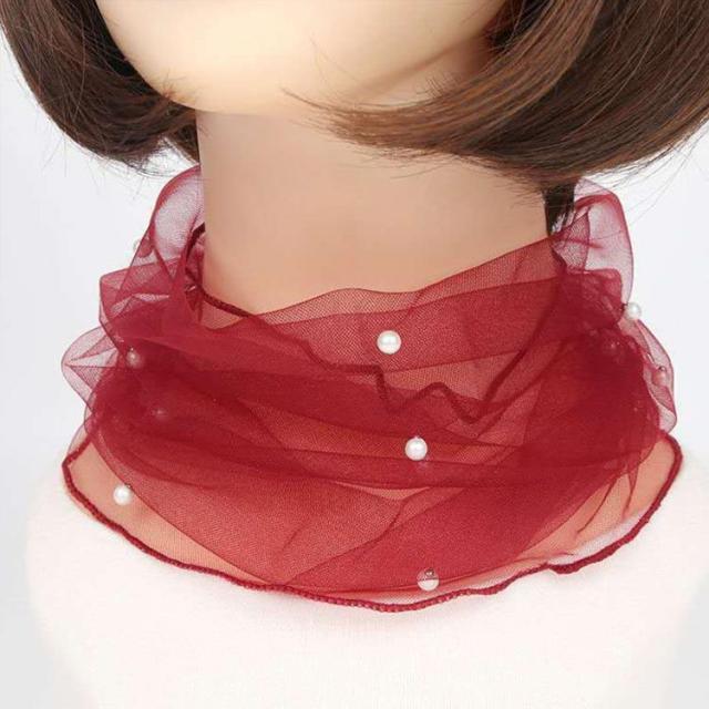 2枚セット チュール ネックカバー レディース パール 首 シワ隠し ネックウォーマー スカーフ おしゃれ 首巻き 傷隠し 日焼け対策 薄手 春夏 夏UVケア きれいめ 小物の通販はau PAY マーケット - PhoenixSHOPau PAY マーケット-通販サイト