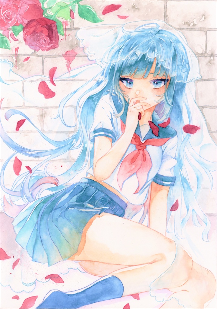 絵の評価をお願いします。花吐き病を描いてみました。元ネタは花吐き乙- Yahoo!知恵袋